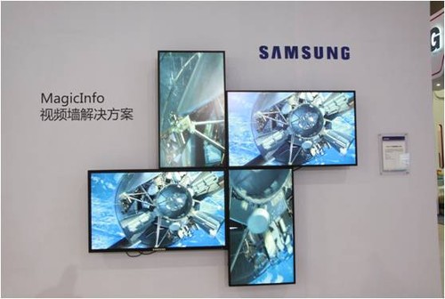 三星商用夺目上海数字标牌展 引领数字广告新浪潮